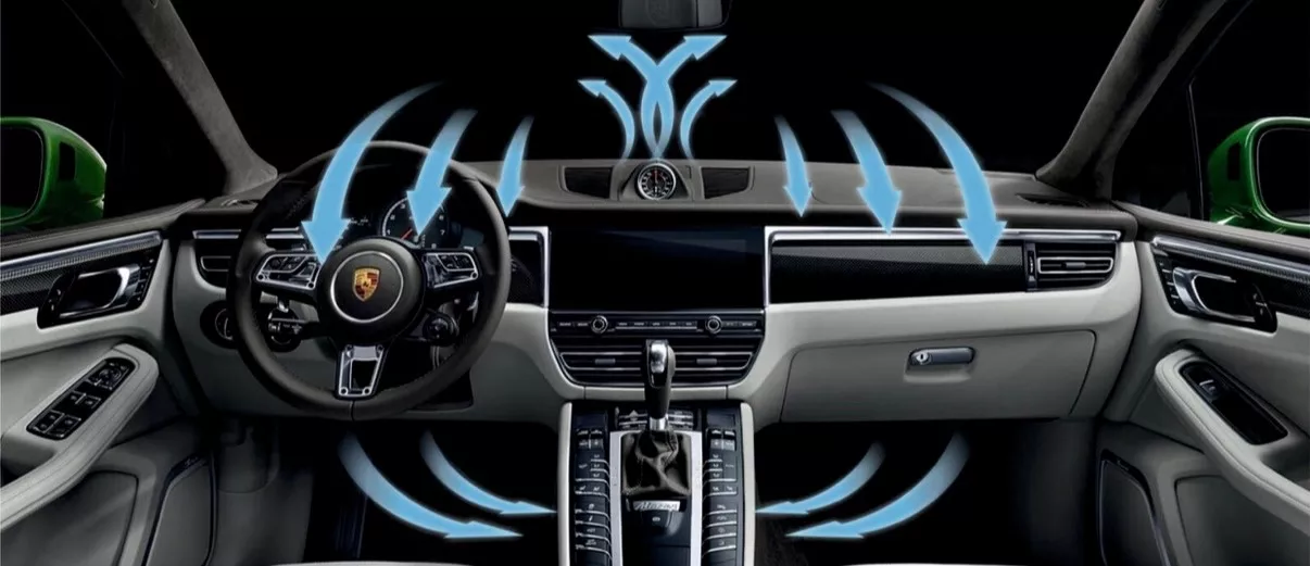 Проведите антибактериальную обработку кондиционера, чтобы Ваш Porsche был наполнен свежим воздухом без пыли, аллергенов и микроорганизмов!